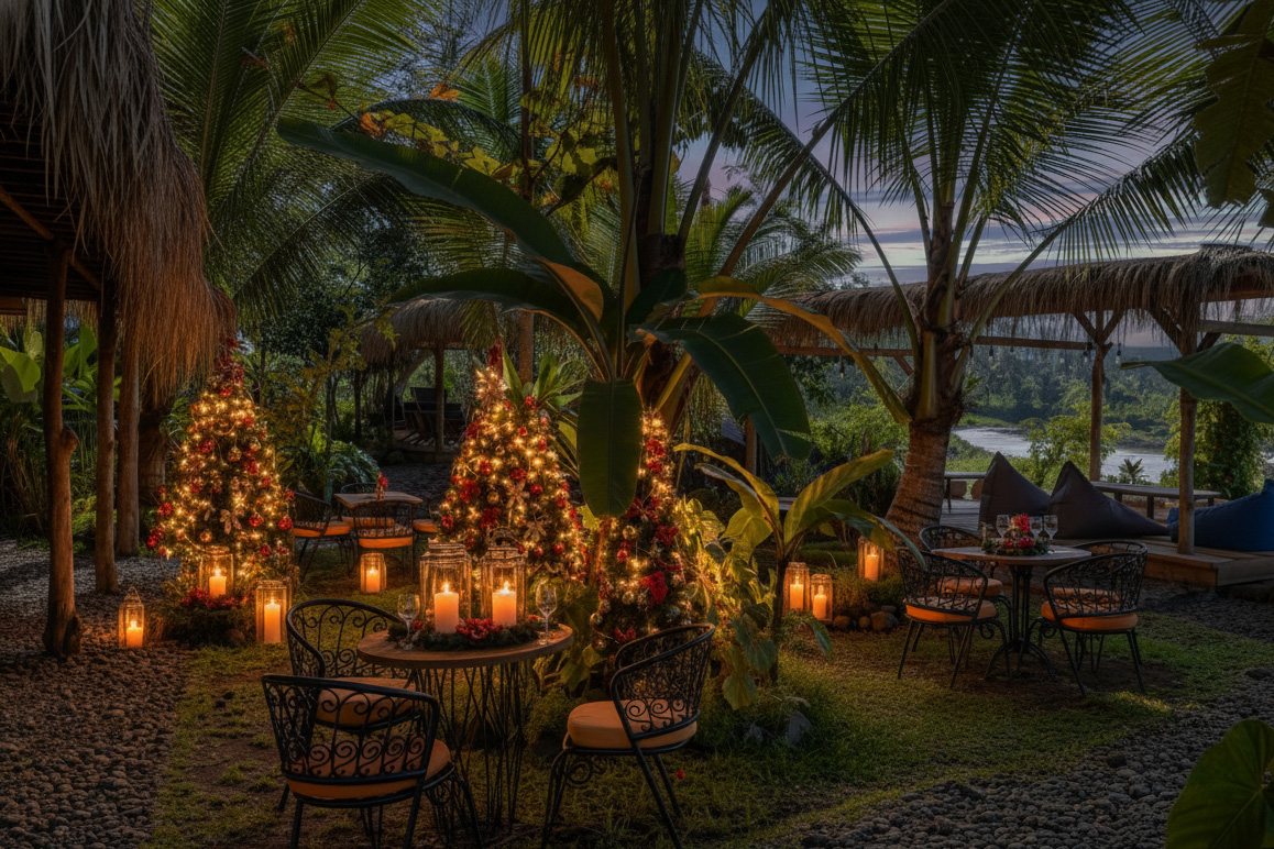 Tropical Christmas Riverside Dinner Experience