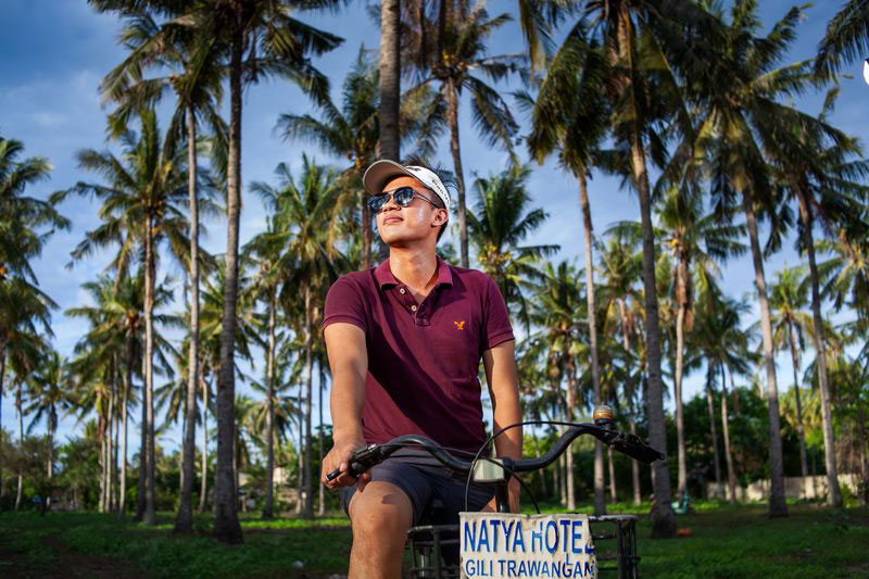 Cycling at Natya Hotel Gili Trawangan