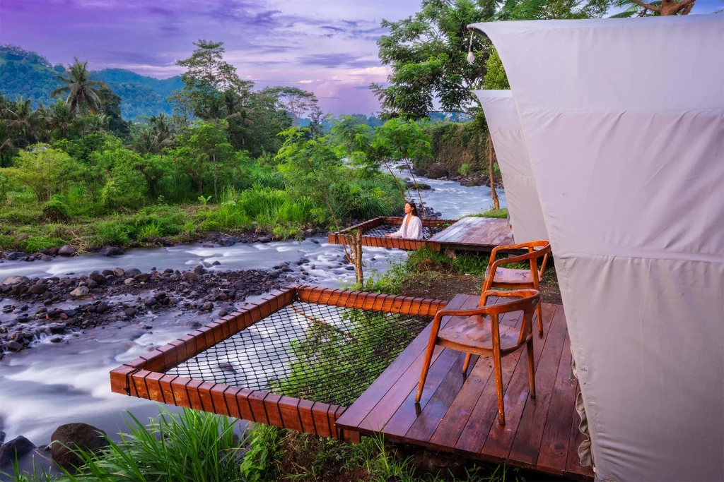 The Deluxe Glamping Hammock tent at Natya River Sidemen (photo 1)