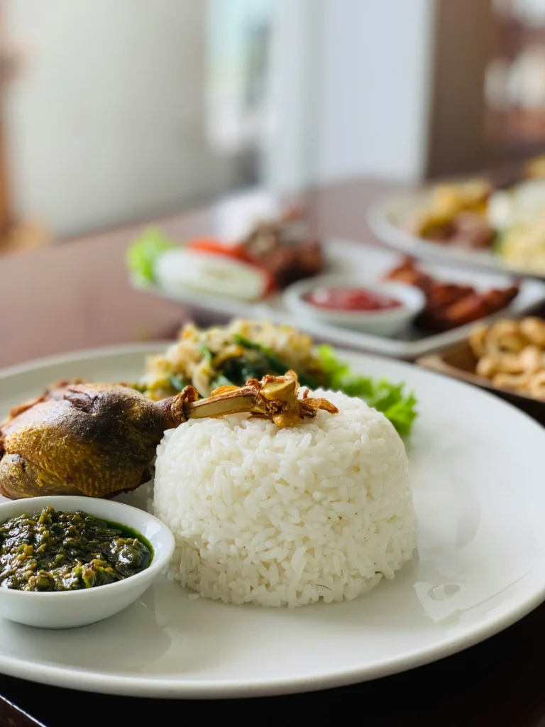 A Balinese dish from the menu