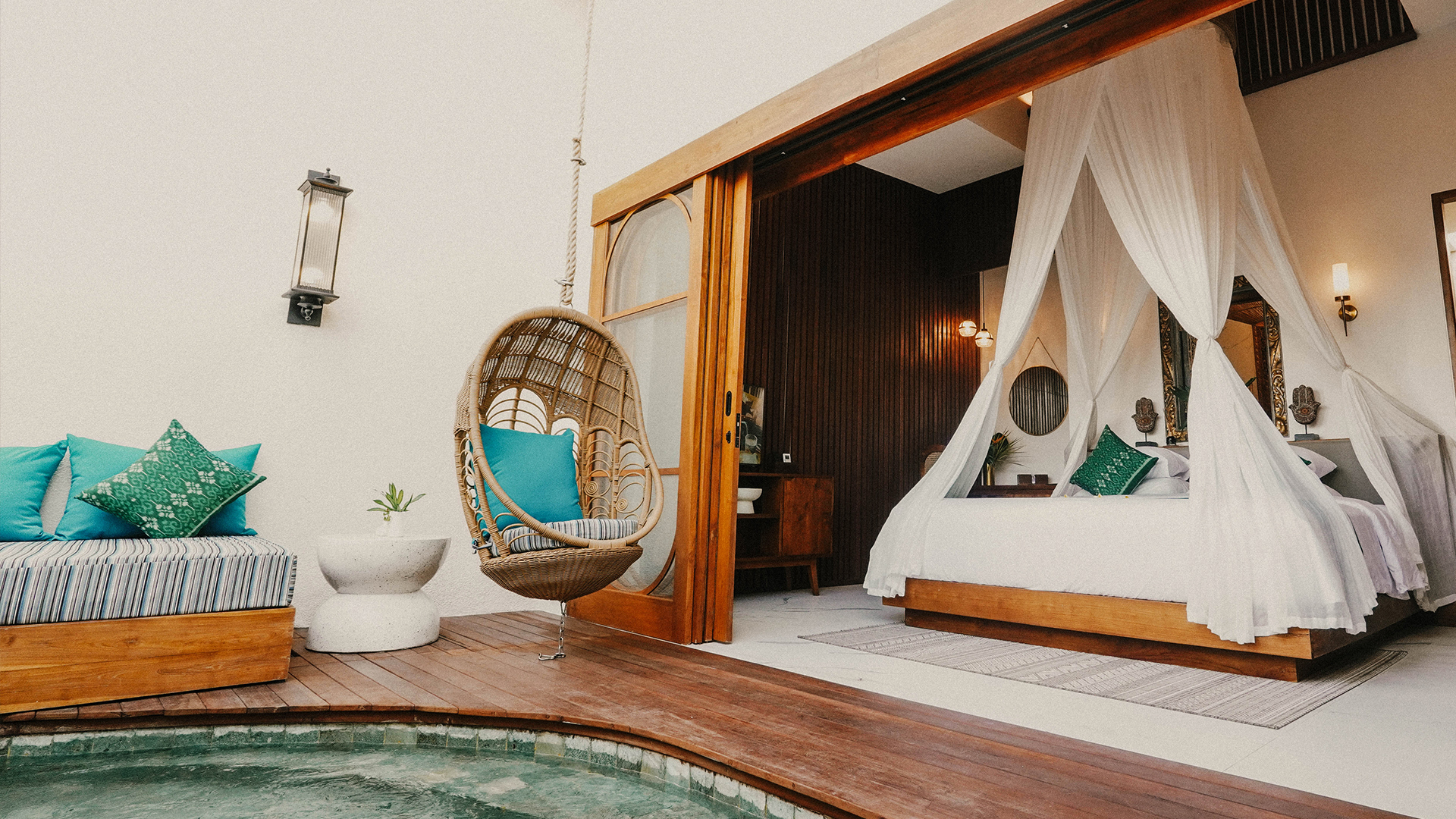 Pool villa at Natya Hotel Tanah Lot