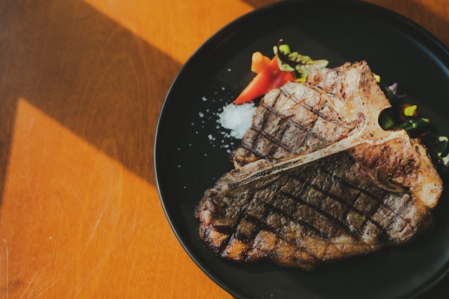 A Western dish from the menu at Natya Hotel Gili Trawangan