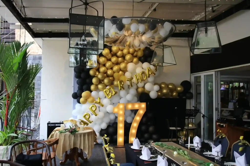 A birthday celebration setup (photo 1)