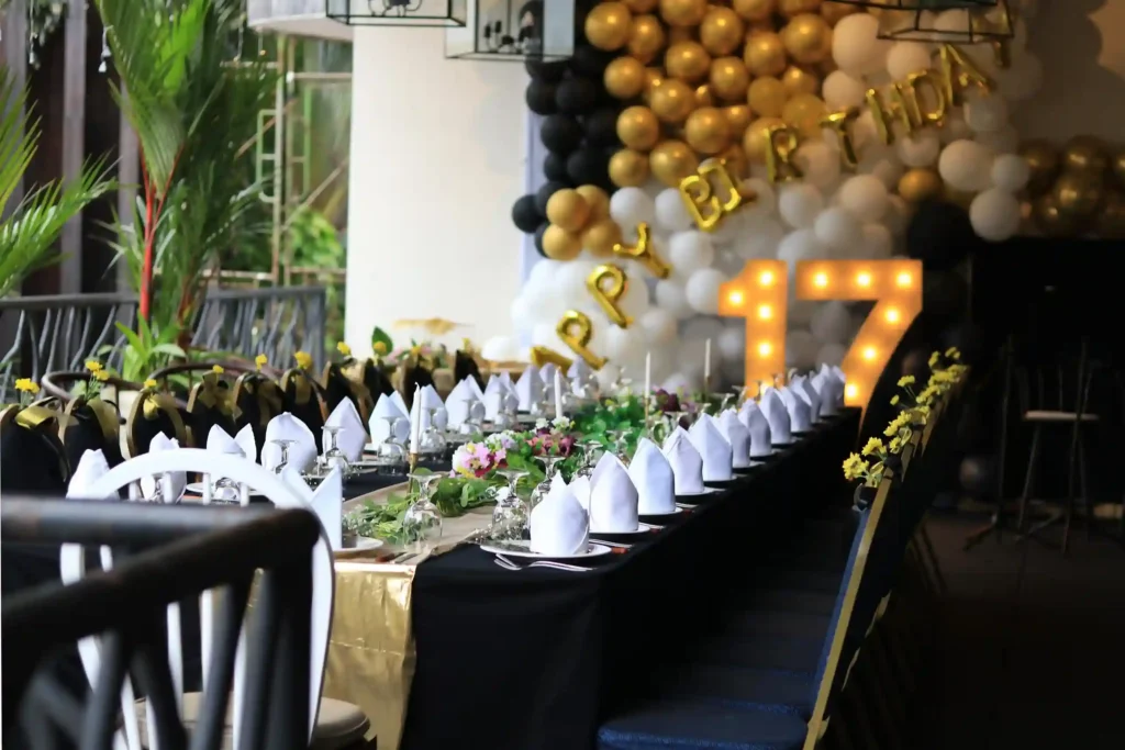 A birthday celebration setup (photo 2)